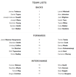roosters v rabbitohs nrl 2024 round 3 teams